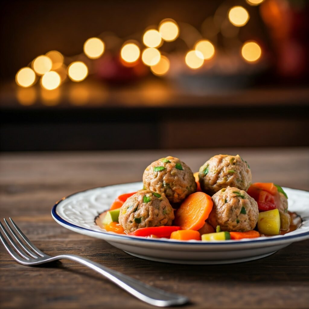 Albóndigas y Verduras