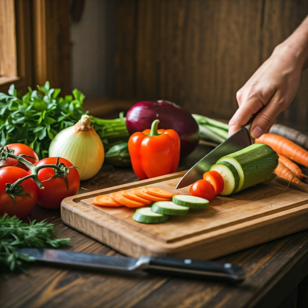 Albóndigas y Verduras