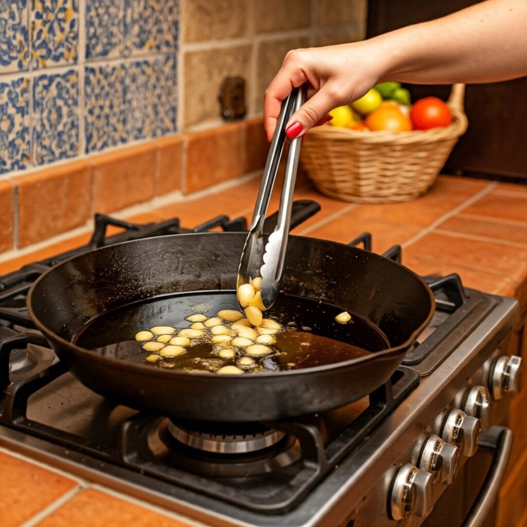 Pan rallado y chorizo